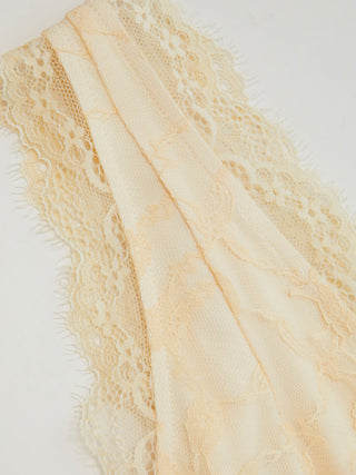 Lace V-neck Ruffle Peplum Hem Tank Top