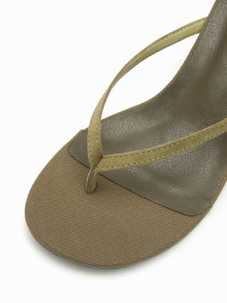 FLIP-FLOP KITTEN HEEL SANDALS