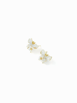 BUTTERFLY & FLOWER STUD EARRINGS