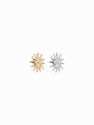 2 PAIRS SUN STUD EARRINGS