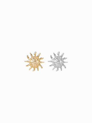 2 PAIRS SUN STUD EARRINGS