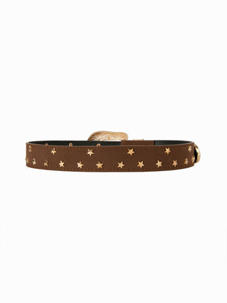 STAR DECOR ENGRAVED BUCKLE BELT