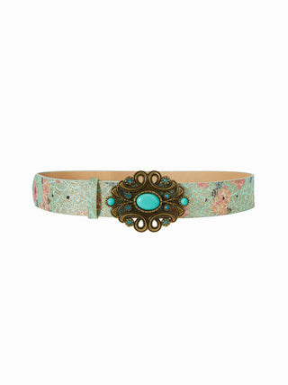 GEMSTONE DECOR BUCKLE BELT