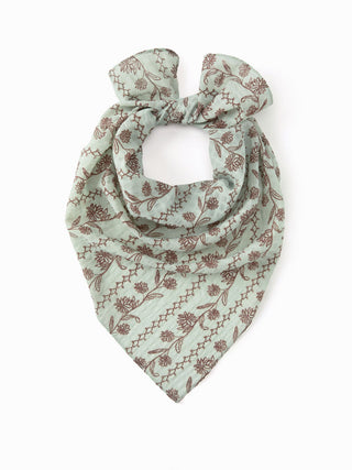 FLORAL SQUARE HEADSCARF