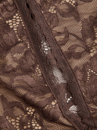 Lace Sheer Boat Neck Top
