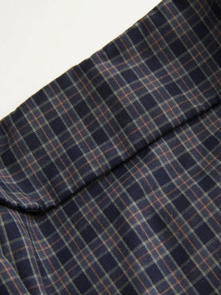 Plaid Double-Breasted Strapless Tiered Mini Dress