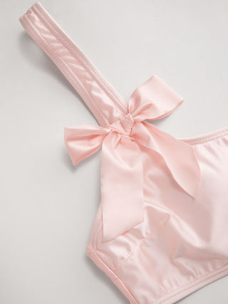 U-neckline Bracelet Cheeky Bowknot Bikini Set