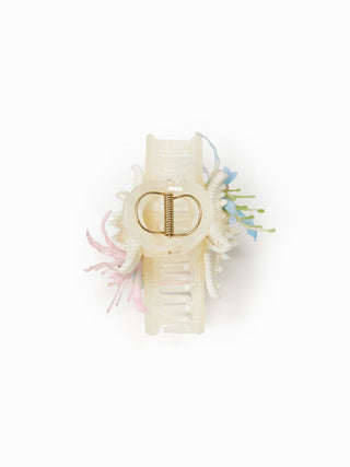 STARFISH & FLOWER HAIR CLAW