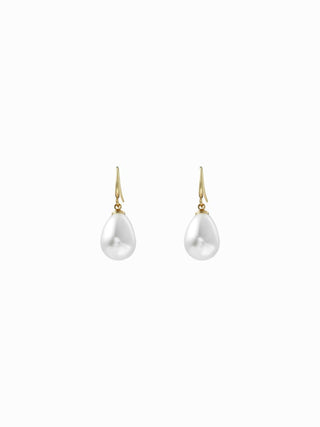FAUX PEARL WATER DROP EARRINGS
