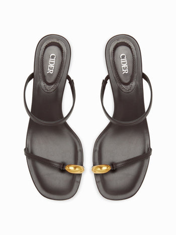 METAL DECOR SANDALS