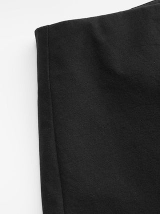 Puff Sleeve Button Front Peplum Top & Mid Rise Straight Shorts Set