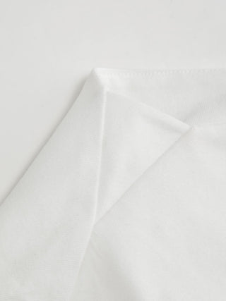Cotton-blend Boat Neck Batwing Sleeve Drawstring Tee