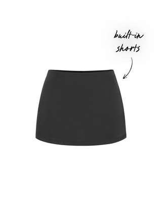Satin Low Rise Bodycon Mini Skirt