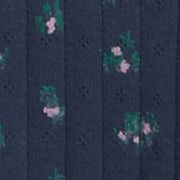 Cotton Floral Sweetheart Textured Bowknot Flared Mini Dress