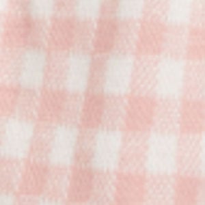 Gingham Sweetheart Neck Bowknot Peplum Crop Cami Top