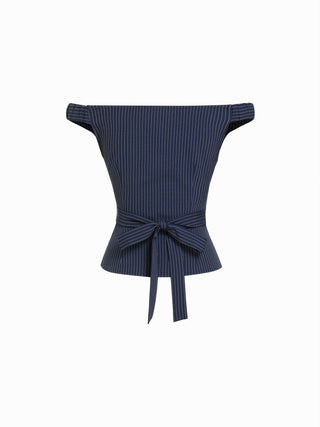 Plaid Asymmetrical Neck Ruched Short Sleeve Blouse