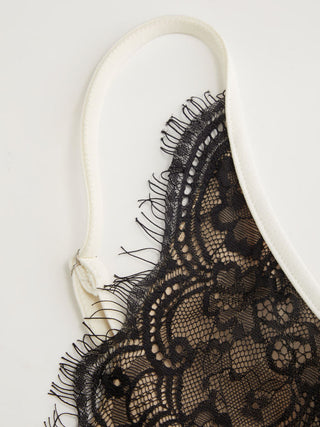 V-Neck Asymmetric Lace Maxi Dress