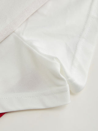 Cotton-blend Low Rise Striped A-line Mini Skirt