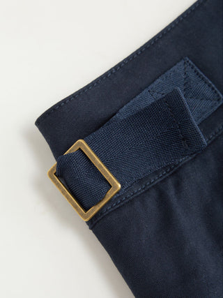 Cotton-blend Low Rise Utility Pocket Micro Shorts