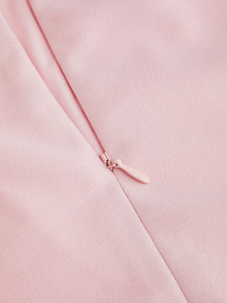 Sailor Collar Bow Front Cinched Waist Mini Dress