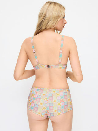 Sweetheart Abstract Underwire Bikini Set