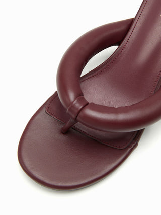 FLIP-FLOP HEELED SANDALS
