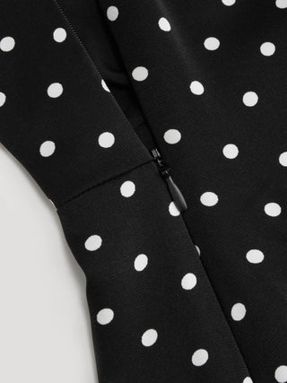 Polka Dot High Rise Bowknot Cut Out Cami Romper