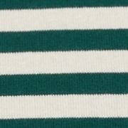 Cotton-blend Striped Seam Detail Tee