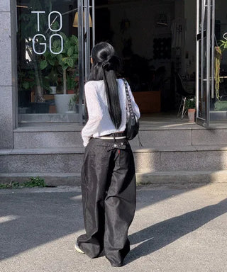 Bijo Raw Wide Denim PT - 2 colors