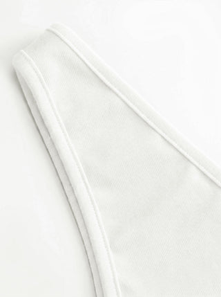 Cotton-blend High Stretch V-neck Tank Top