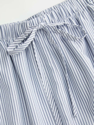 Cotton Mid Rise Drawstring Oversized Bermuda Shorts