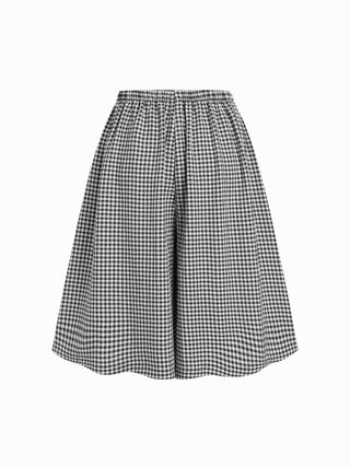 Cotton Mid Rise Drawstring Oversized Bermuda Shorts