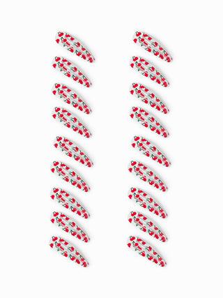 18PCS CHERRY HAIR CLIP SET