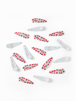18PCS CHERRY HAIR CLIP SET