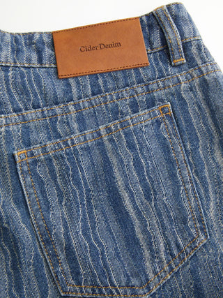 Denim Low Rise Wide Leg Jeans