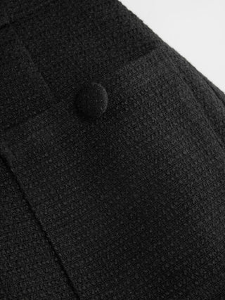 Tweed Boat Neck Jumpsuit
