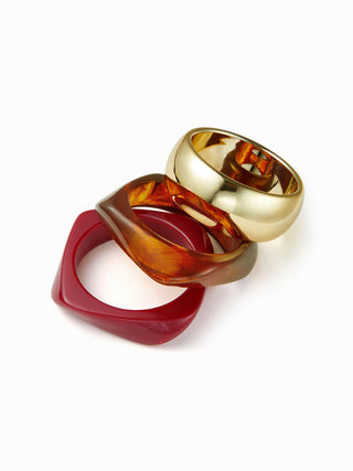 3PCS RESIN BRACELET SET