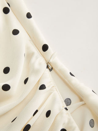 Woven Stand Collar Ruched Crop Blouse
