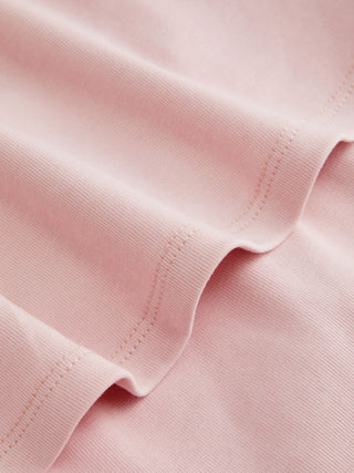 Cotton-blend V-neck Surplice Bell Sleeve Top