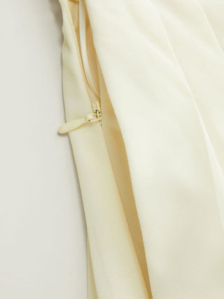 Chiffon Mid Rise Pleated Shorts