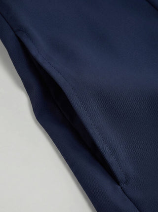 Stand Collar Asymmetrical Cloak Sleeve Mid Rise Wide Leg Jumpsuit