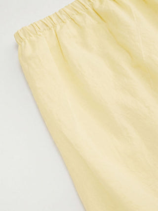 Cotton-blend Low Rise Textured Bowknot Ruffle Hem Mini Skirt