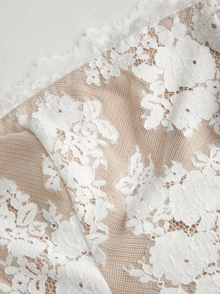 Lace Strapless Halter Neck Mini Dress