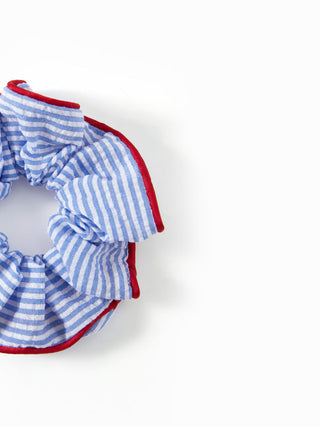 2PCS STRIPED SCRUNCHIE SET
