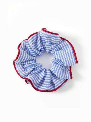 2PCS STRIPED SCRUNCHIE SET