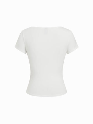 Cotton-blend 8-Ball Cherry Graphic Short Sleeve Tee