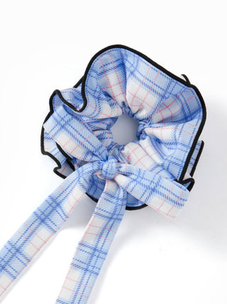 PLAID BOWKNOT SCRUNCHIE