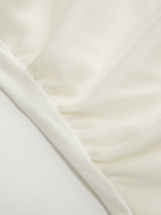 Cowl Neck Draped Cloak Sleeve Slim Tank Top With Scarf