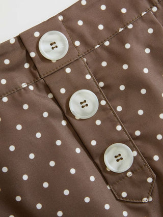 Low Rise Polka Dot Micro Shorts