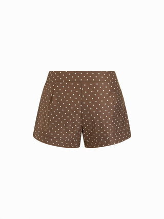Low Rise Polka Dot Micro Shorts